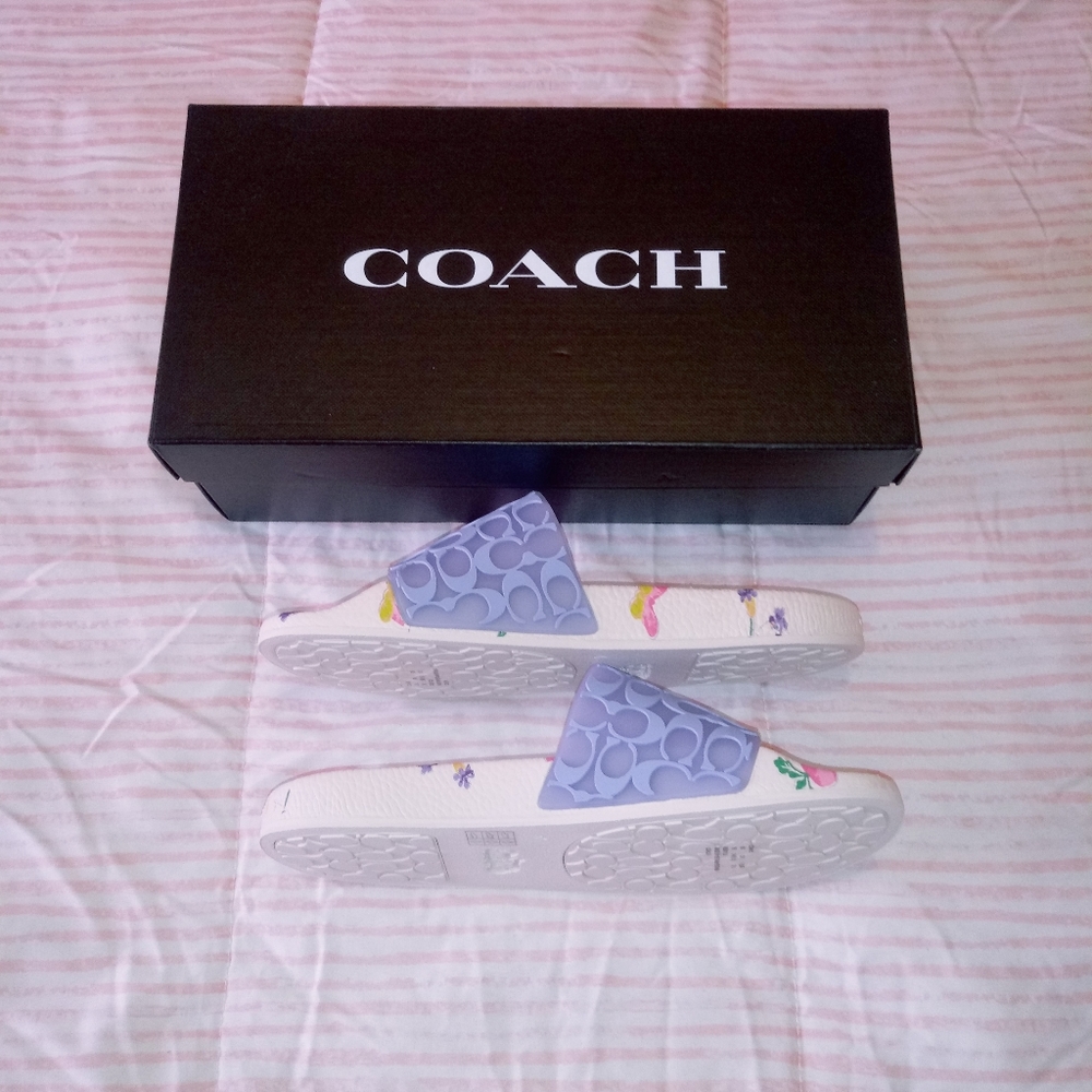 SOLD- Coach Udele Slides Sandals - Picture 3 of 11